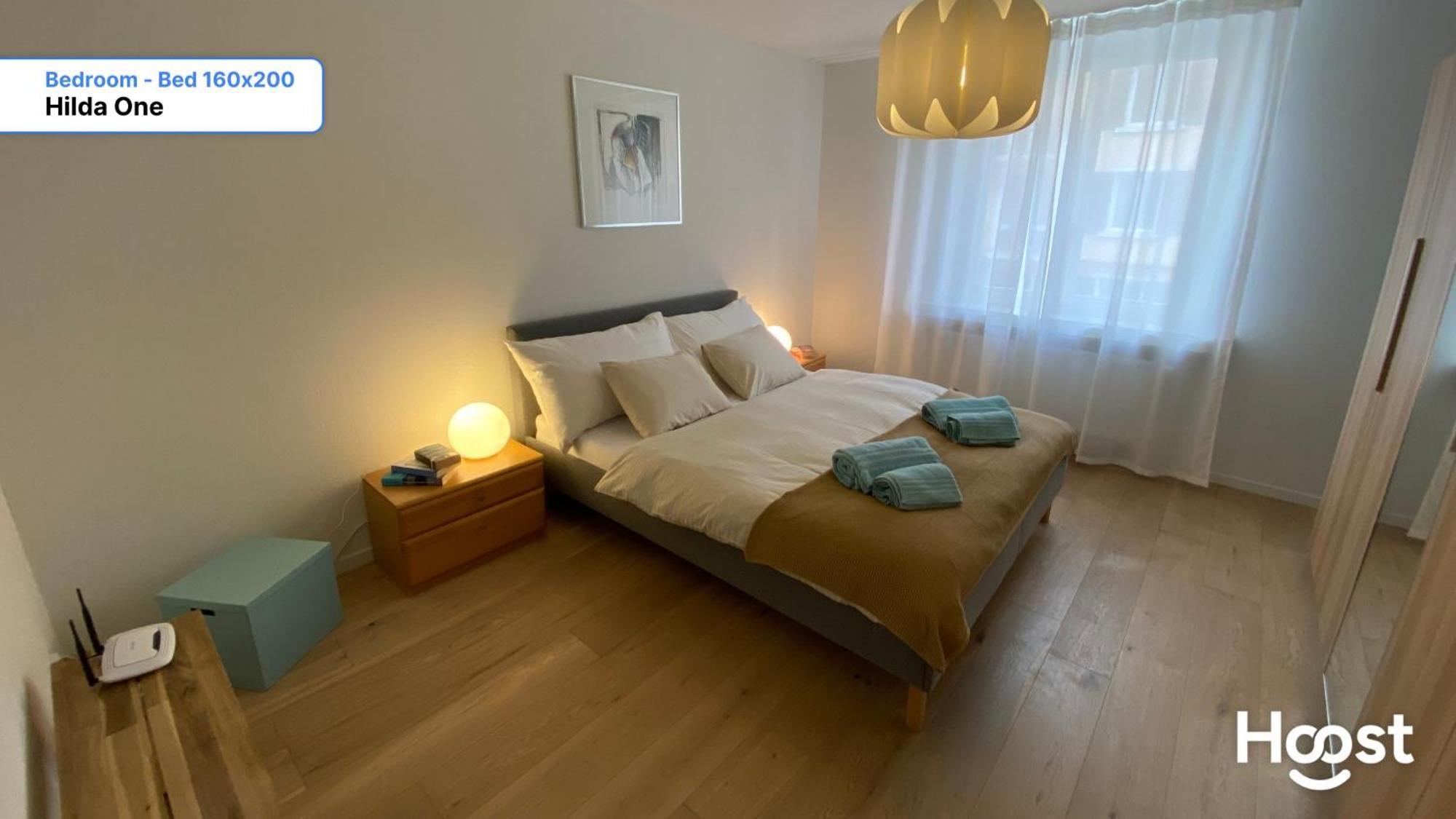 H1 With 4,5 Room, Bathroom, Kitchen, Central, Quiet & Modern With Office Zurique Exterior foto