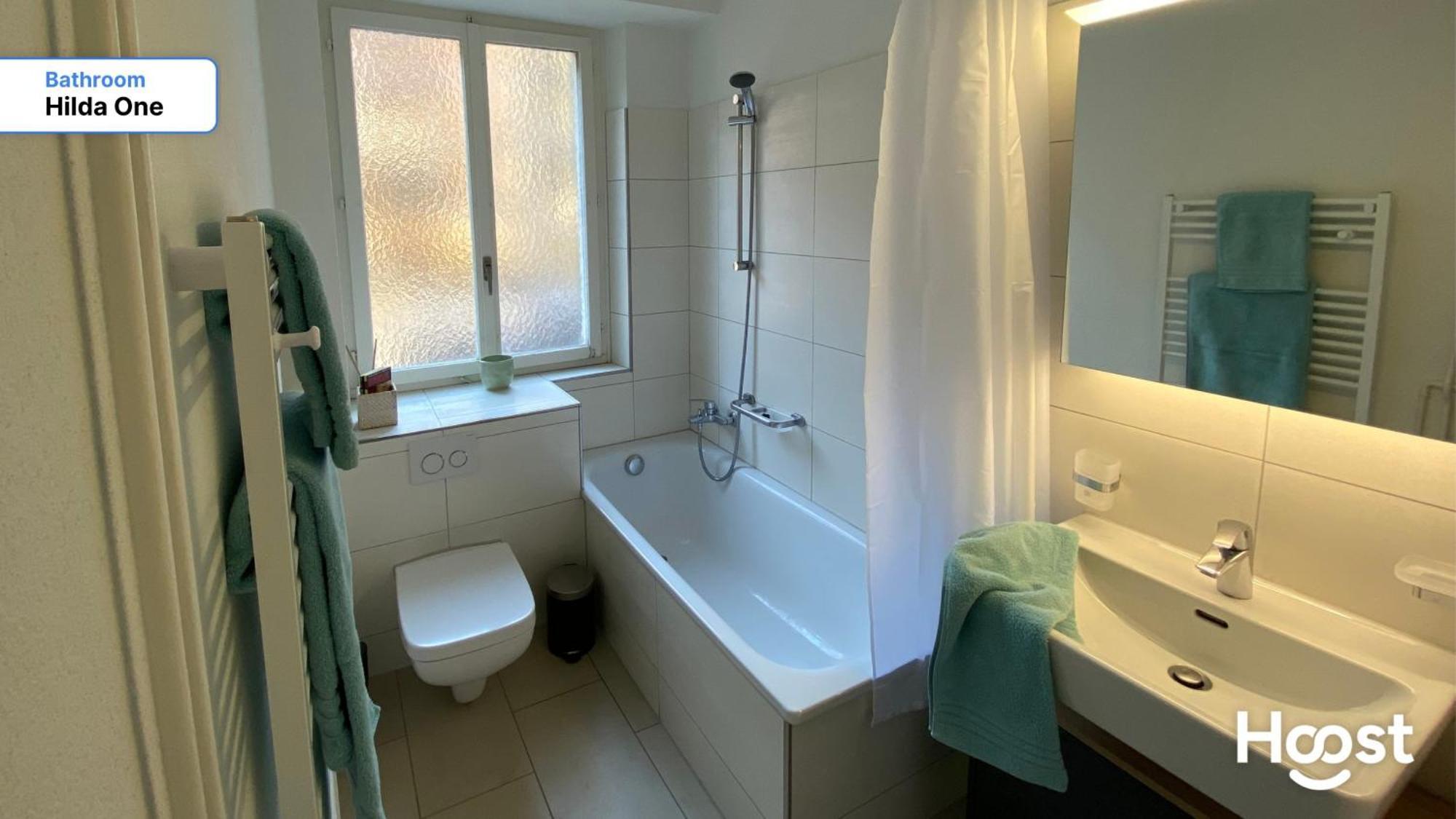 H1 With 4,5 Room, Bathroom, Kitchen, Central, Quiet & Modern With Office Zurique Exterior foto