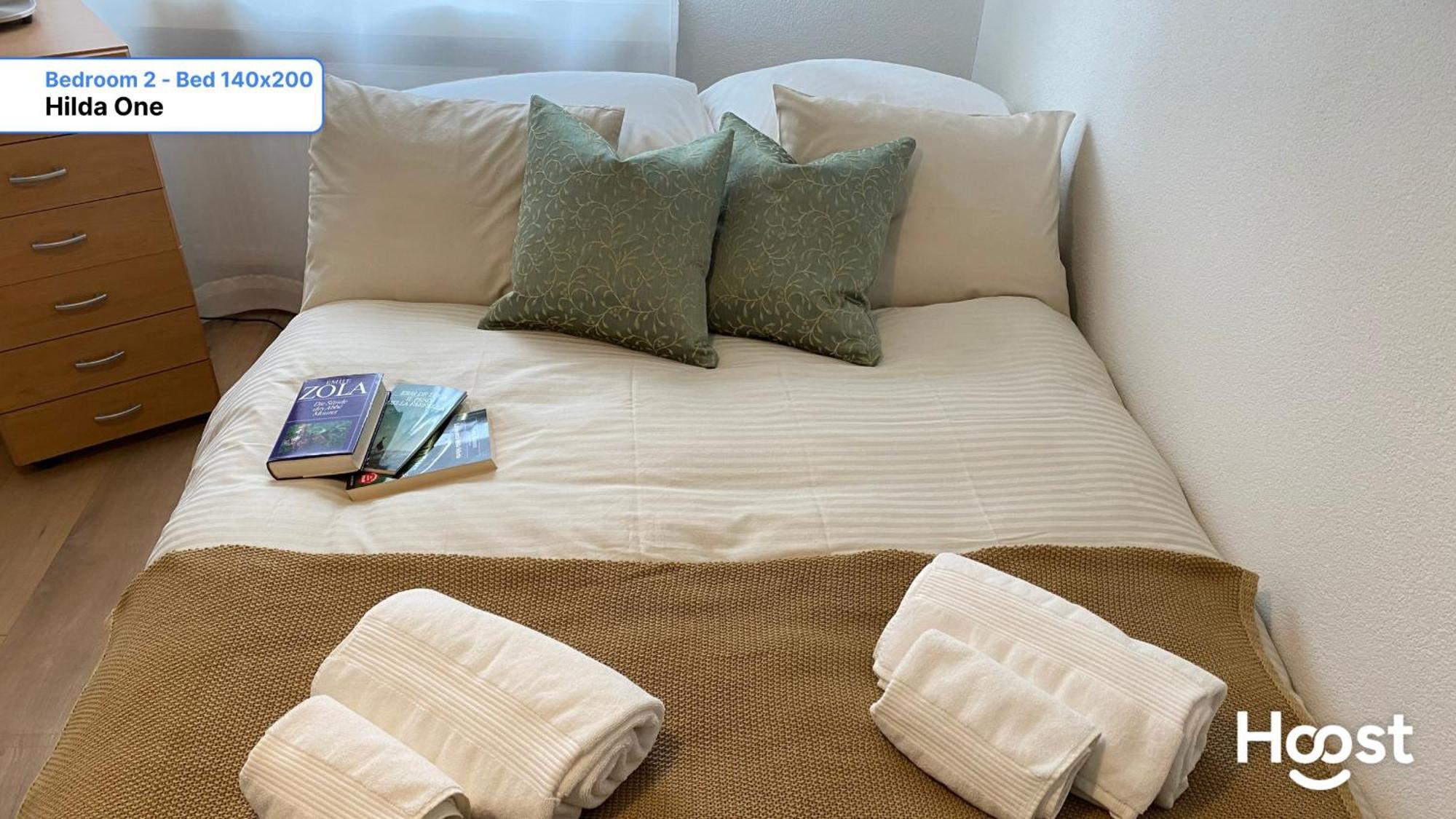 H1 With 4,5 Room, Bathroom, Kitchen, Central, Quiet & Modern With Office Zurique Exterior foto