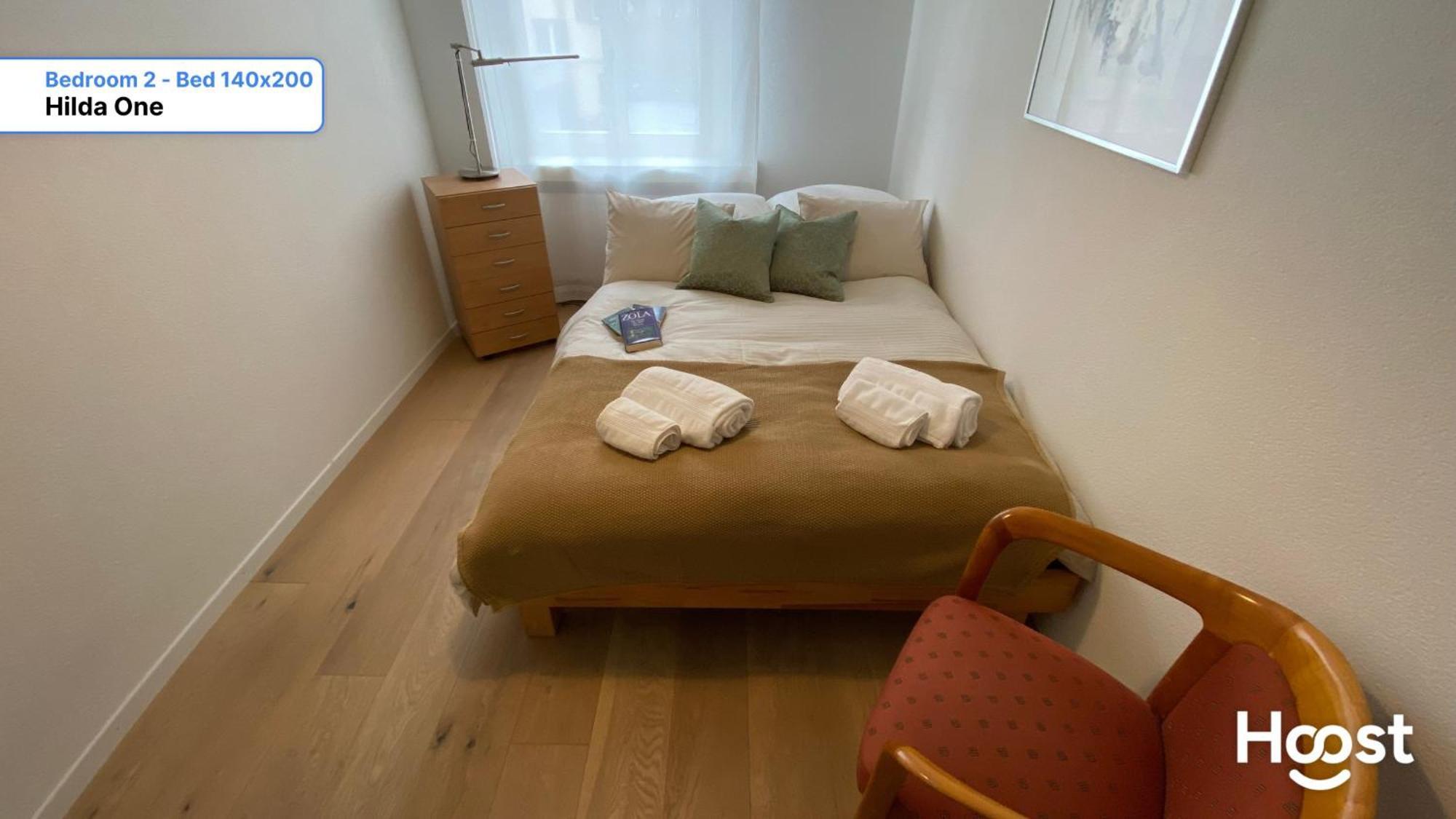 H1 With 4,5 Room, Bathroom, Kitchen, Central, Quiet & Modern With Office Zurique Exterior foto