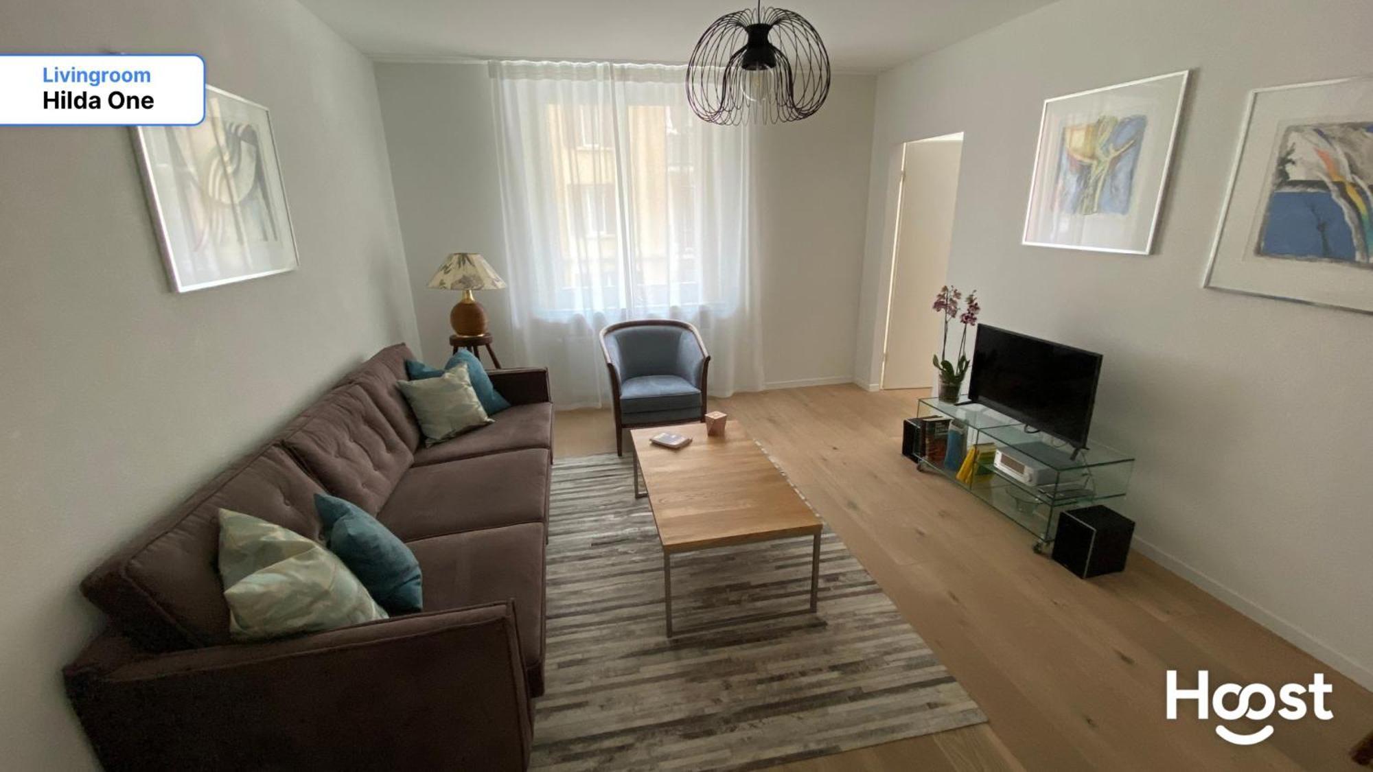 H1 With 4,5 Room, Bathroom, Kitchen, Central, Quiet & Modern With Office Zurique Exterior foto